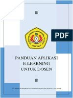 Panduan Penggunaan E-Learning UPN JATIM (Dosen)