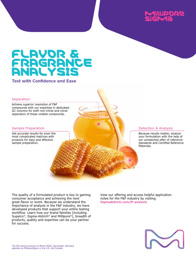 Flavor & Fragrance Analysis: Test With Confidence and Ease | PDF | High ...