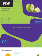 Food Fraud: Impact On Flavors