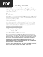 IP Addresses and Subnetting