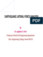 Earthquake Lateral Force Analysis Methods
