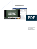 3-Days Webinar: Day 1-Dynamic Learniing Program