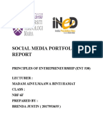 Social Media Portfolio Report