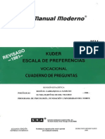 CUADERNO DE PREGUNTAS KUDER - PDF Versión 1