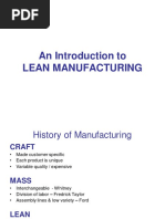 Lean Manufacturing