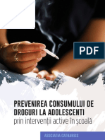 Prevenirea consumului de droguri la adolescenti prin intervenii active in scoala