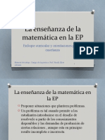 La Enseñanza de La Matemática en La EP