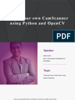 Create Your Own CamScanner Using Python and OpenCV