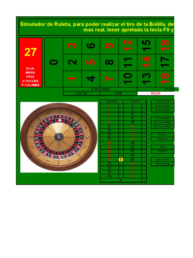 Simulador de Ruleta | Descargar gratis PDF | Deportes | Juegos y lotería