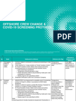 Offshore Crew Change & Covid-19 Screening Protocol PDF