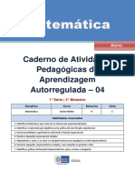Caderno de atividades - Matemática - 1ª série do Ensino Médio - 4º Bimestre.pdf