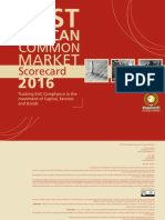East Africa Common Market Scorecard 2016