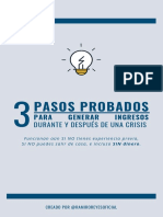 3 Pasos Probados para Generar Ingresos Durante y Despues de Una Crisis