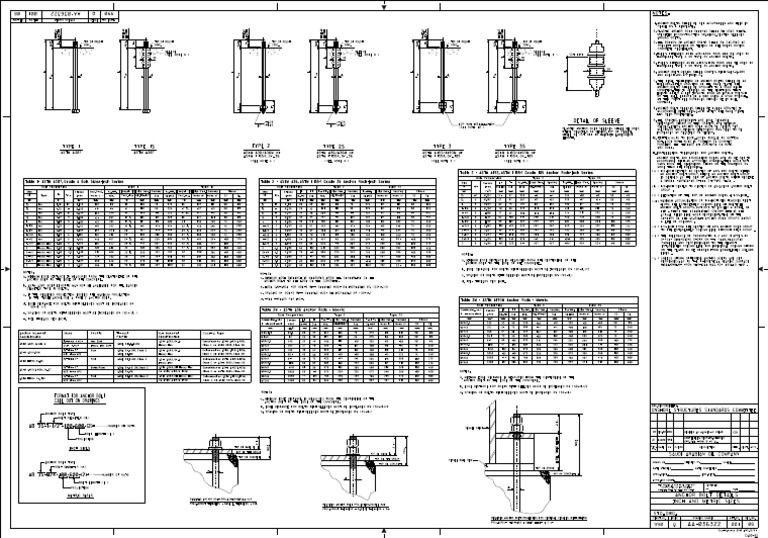 AA036322001 Anchor Bolt Details PDF PDF Screw Nut (Hardware)