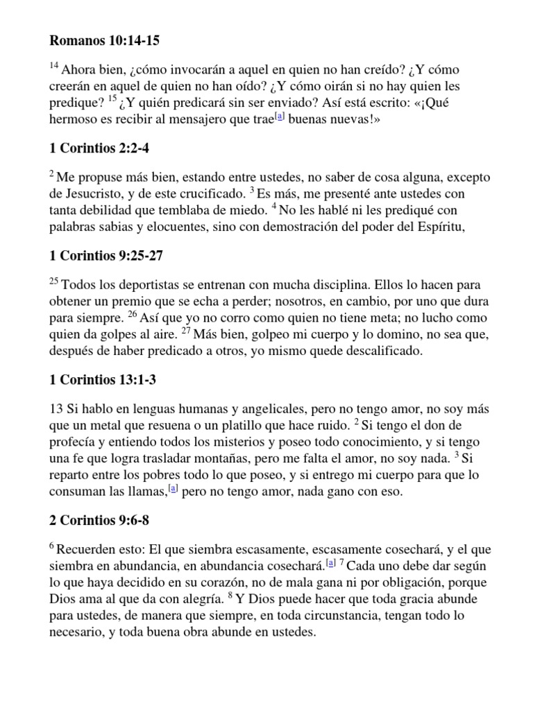 romano capítulo 10 versículo