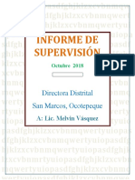 INFORMES DE GIRAS DE SUPERVISION Octubre 18