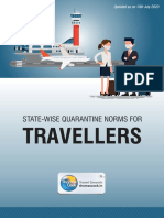 State Wise Quarantine Regulations For Travellers - TCIL - 10th July2020
