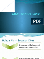 Obat Bahan Alam