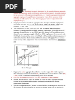 Excess and Deficient Demand Handout