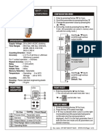 Selec: Operating Instructions Configuration Mode