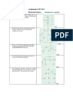 Assignment I (IT-107) Electrical Science: Submission Date: 16/9/2019