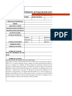 FORMATO ACTUALIZACION DE DATOS EMPLEADOS Pavos