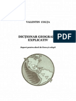 Dictionar geografic explicativ