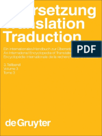 Übersetzung - Translation - Traduction. 3. Teilband by Harald Kittel