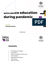 Distance Education in Poland During Pandemic PDF