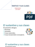 El Sustantivo y Sus Clases PDF