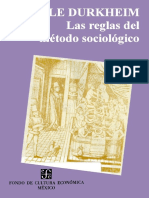 Emile Durkheim - Las reglas del metodo sociologico - Español