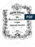 Czerny Album Élégant Des Dames Pianistes, Op.804 No. 1-12