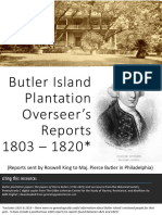 Butler Island Plantation Overseers Reports Final PDF