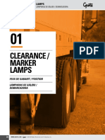 Clearance / Marker Lamps: Feux de Gabarit / Position Lámparas de Gálibo / Demarcadora