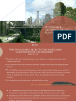 Sustainable Architecture and Planning