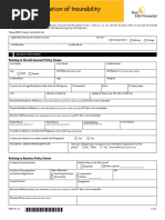 NIS Compliance Application for Self-Employed | PDF