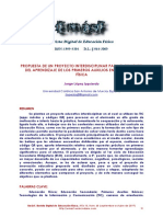 Proyecto Interdisciplinar para ElFomento de La Educacion Fisica