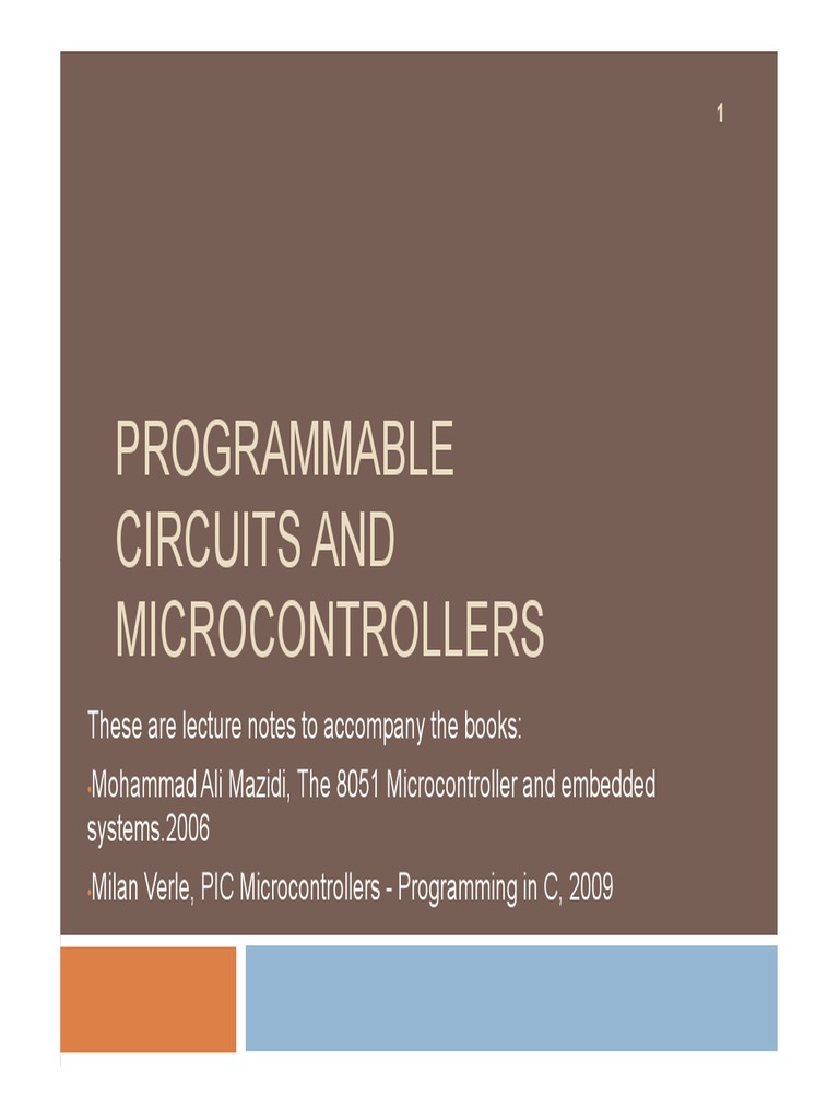 Microcontroller Programming Basics | PDF | Numbers | Mathematical Notation