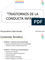 Trastornos Conducta Infantil - PRESENTACIÓN MÓDULO 1