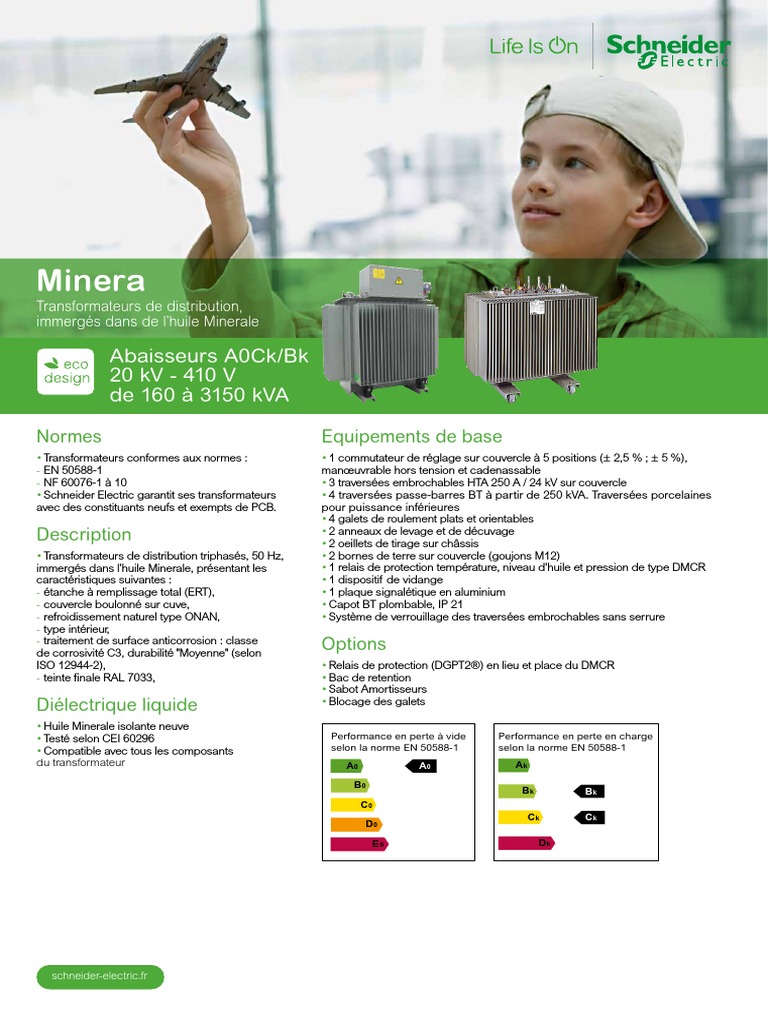 Minera-standard-20kV - ZZ5733, PDF, Transformateur électrique