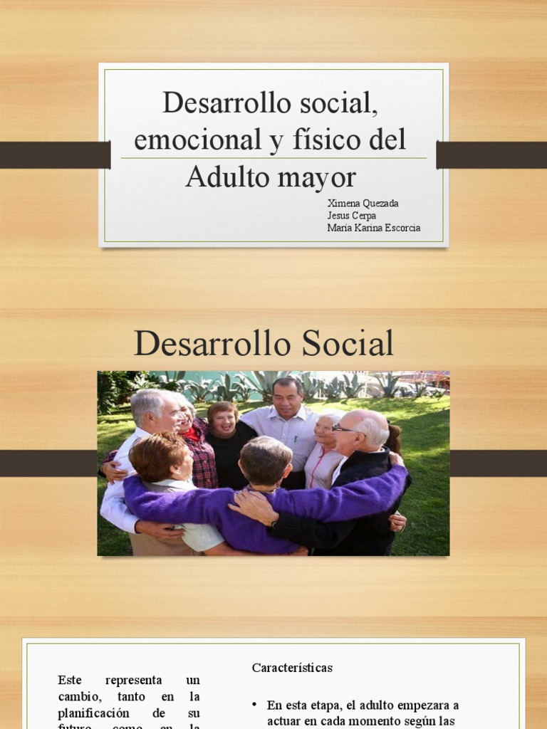 Desarrollo emocional en la adultez media | PDF | Adultos | Ciencias del ...