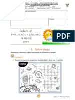 Guía - INGLÉS 4° Per 3