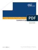 Cordex Controller Panel/Rack Mount 125/220Vdc: Installation & Operation Manual
