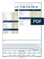 3-1/2", 12.95#, S135, PH6, R2: Tubing Specification Sheet