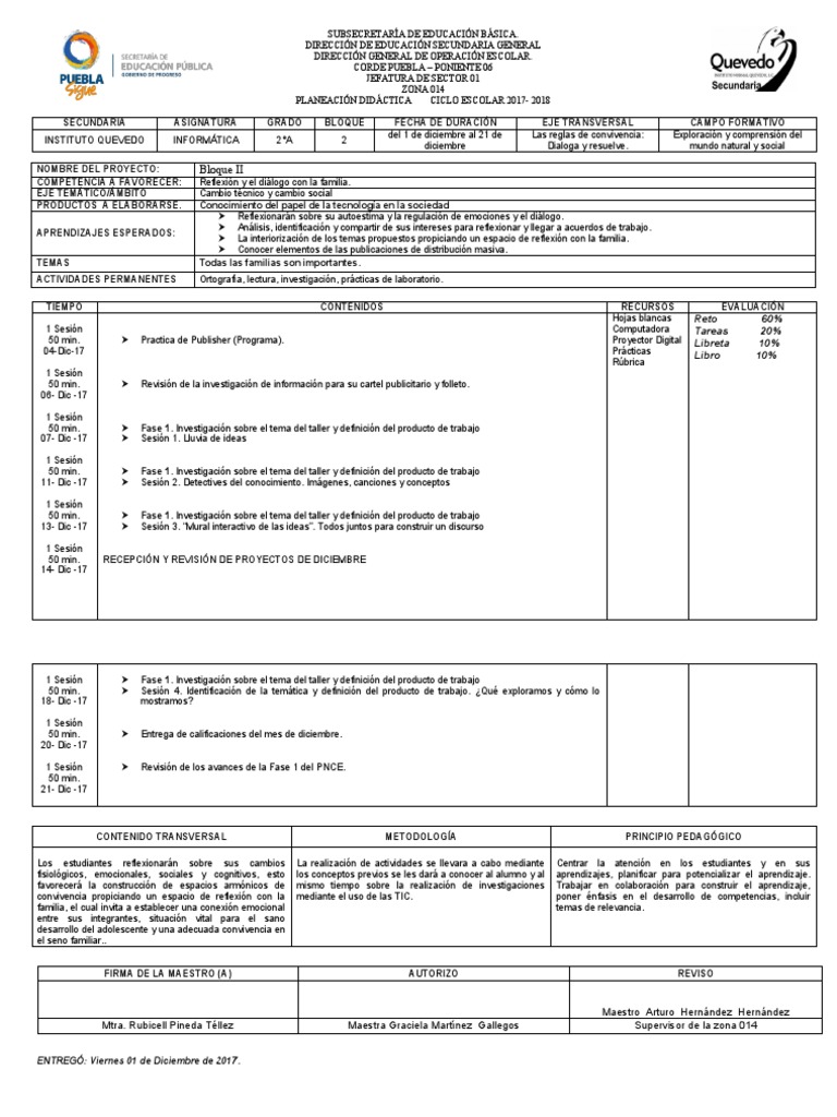 Formato de PLAN CLASE 2A | PDF | Educación primaria | Modificación de ...