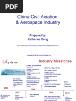 China Civil Aviation & Aerospace Industry: Prepared by Katherine Song