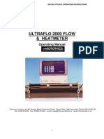 Ultraflo 2000 Flow & Heatmeter: Operating Manual