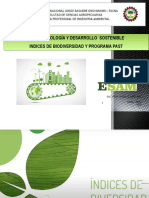 Clase - 05 - Indice de Biodiversidad, Programa Past y Excel PDF