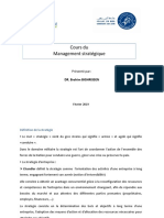 Cours Management Stratégique