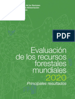 Evaluación de Los Recursos Forestales Mundiales - FAO - 2020